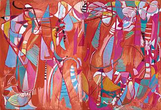 抽象构图 Abstract Composition (1955)，安德烈兰斯科伊