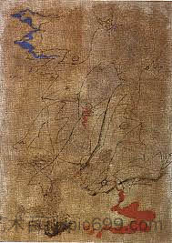 在沙滩上画的鱼 Fish drawn on the sand (1927)，安德烈马森