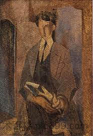罗兰·图尔的肖像 Portrait of Roland Tual (1921),安德烈马森