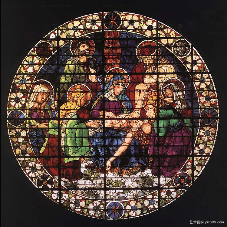基督的沉积 Deposition of Christ (c.1444; Italy  )，安德烈·德·卡斯塔格诺