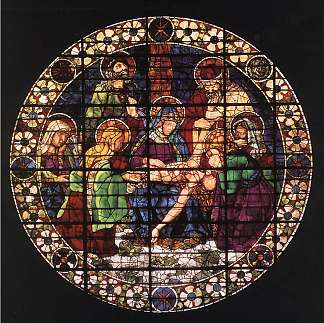 基督的沉积 Deposition of Christ (c.1444; Italy                     )，安德烈·德·卡斯塔格诺