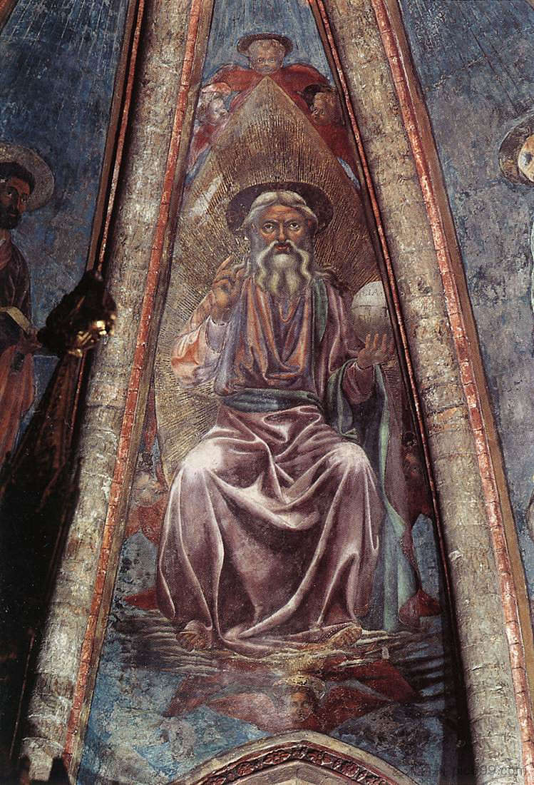 父神 God the Father (1442; Italy  )，安德烈·德·卡斯塔格诺