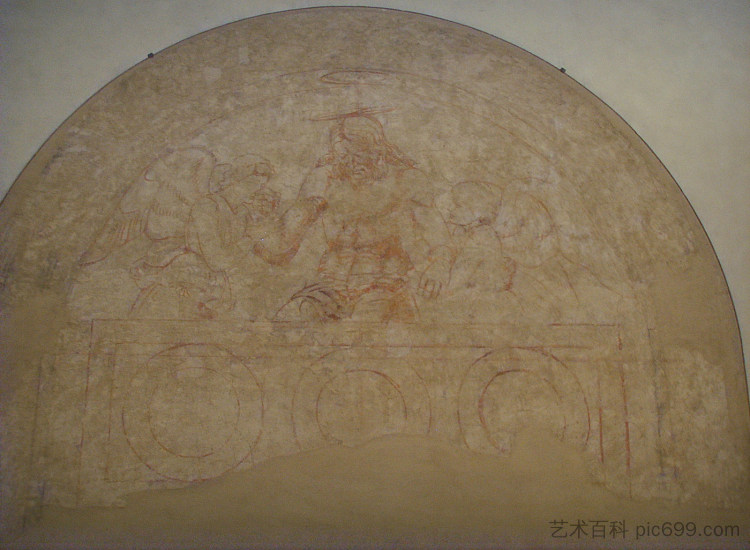 可惜 Pietà (c.1447; Italy  )，安德烈·德·卡斯塔格诺