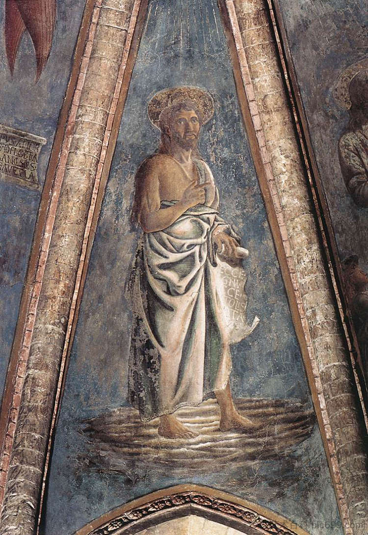 施洗者圣约翰 St. John the Baptist (1442; Italy  )，安德烈·德·卡斯塔格诺