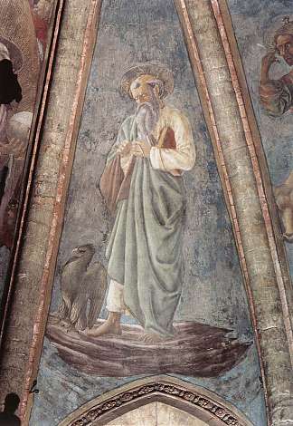 福音传教士圣约翰 St. John the Evangelist (1442; Italy                     )，安德烈·德·卡斯塔格诺