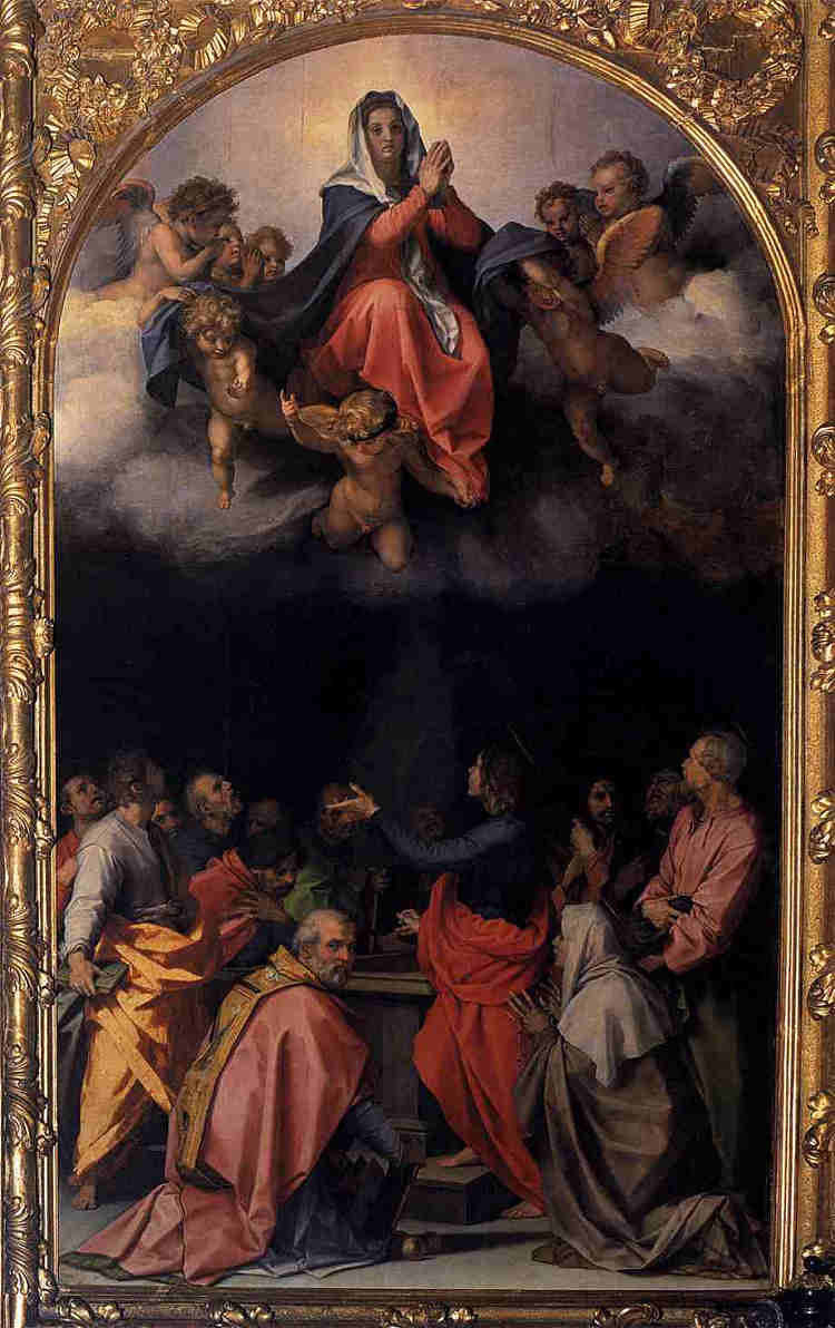 圣母升天 Assumption of the Virgin (1526 - 1529)，安德烈·德尔·萨托