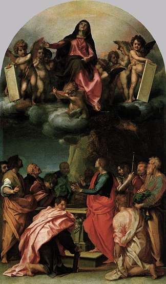 圣母升天 Assumption of the Virgin (1529)，安德烈·德尔·萨托