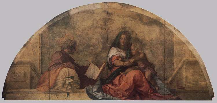 麦当娜·德尔·萨科 Madonna del Sacco (1525)，安德烈·德尔·萨托