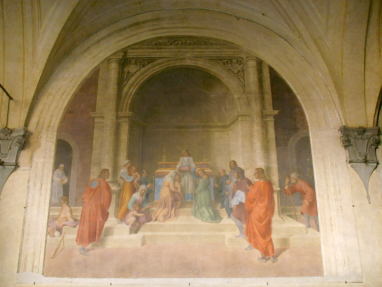 圣菲利波遗物的奇迹，来自圣菲利波贝尼齐的生活 The Miracle of the Relics of San Filippo, from the Life of San Filippo Benizzi (c.1510)，安德烈·德尔·萨托