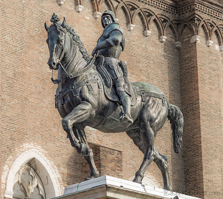 巴尔托洛梅奥·科莱奥尼的骑马雕像 Equestrian statue of Bartolomeo Colleoni (1480 - 1488)，安德烈·德尔·韦罗基奥