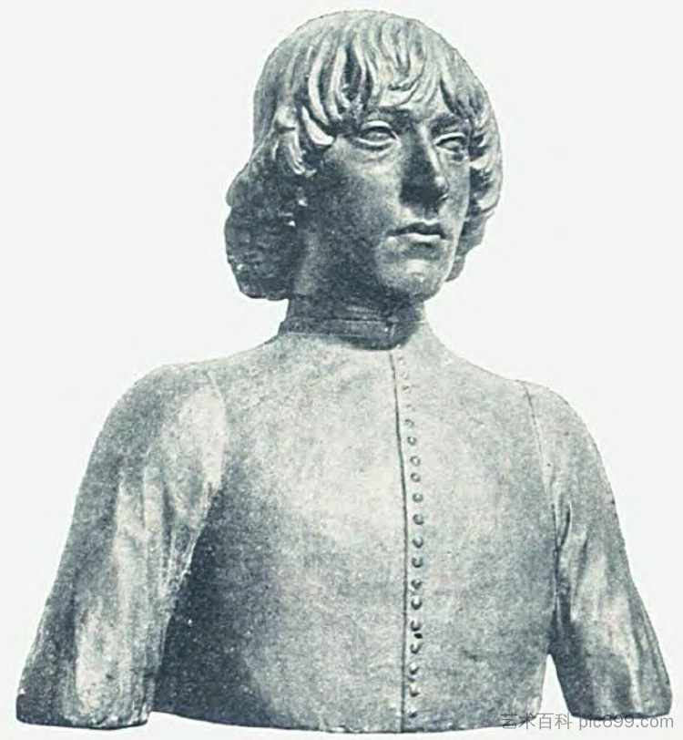 皮耶罗·德·美第奇的半身像 Bust of Piero De' Medici,安德烈·德尔·韦罗基奥