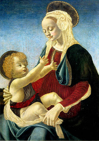 麦当娜和孩子 Madonna and Child，安德烈·德尔·韦罗基奥