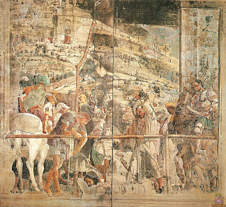 圣詹姆斯殉难（圣詹姆斯生平场景） Martyrdom of St.James (Scenes from the Life of St. James) (1448 – 1457)，安德烈亚·曼特尼亚