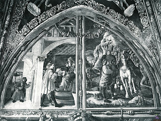 圣克里斯托弗生活场景 Scenes from the Life of St.Christopher (1448)，安德烈亚·曼特尼亚