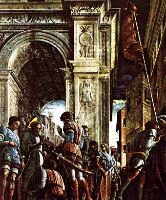 圣詹姆斯在行刑的路上 Saint James on the Way to his Execution (c.1450 – c.1455)，安德烈亚·曼特尼亚