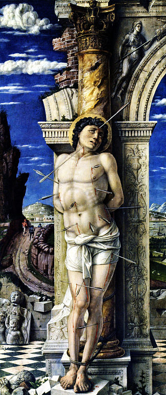 圣塞巴斯蒂安 St. Sebastian (1475)，安德烈亚·曼特尼亚