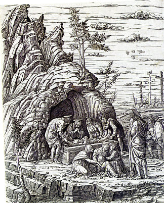 埋葬 The Entombment (1475)，安德烈亚·曼特尼亚