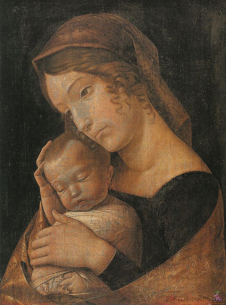 处女与圣婴 Virgin and Child (1465 - 1470),安德烈亚·曼特尼亚