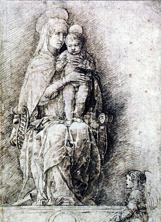 处女与圣婴 Virgin and Child (1478 – 1490)，安德烈亚·曼特尼亚