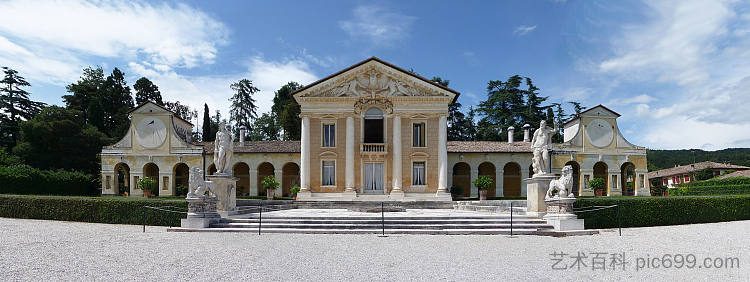 巴巴罗别墅，马塞尔 Villa Barbaro, Maser (c.1560)，安德里亚·帕拉迪奥