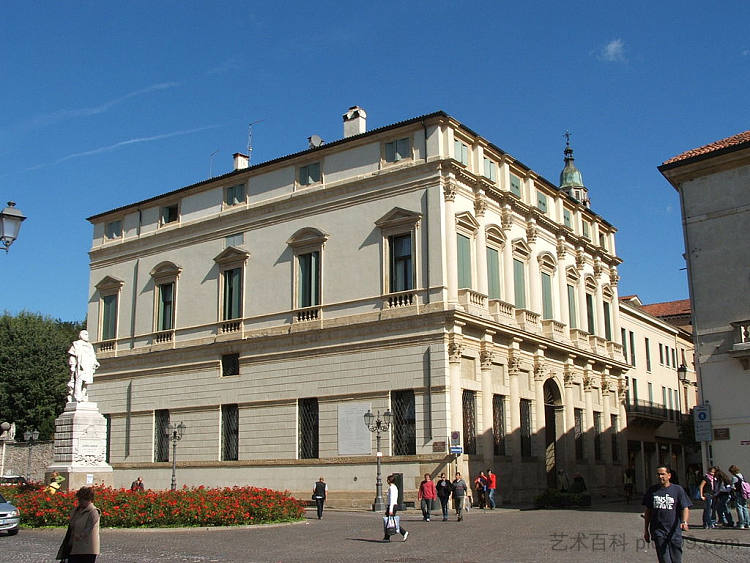 蒂恩·博宁·隆加雷宫，维琴察 Palazzo Thiene Bonin Longare, Vicenza (1572)，安德里亚·帕拉迪奥