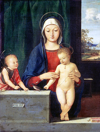 处女与圣婴 Virgin and Child (1500)，安德烈·索拉里奥