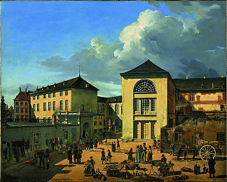 杜塞尔多夫的老学院 Die alte Akademie in Düsseldorf (1831)，安德烈亚斯·阿亨巴赫