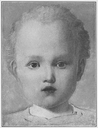 孩子的头 Child’s head (1906)，安德烈亚斯·阿亨巴赫