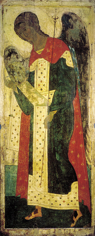 大天使加百列 Archangel Gabriel (1408; Vladimiro-aleksandrovskoye / Alexandrovka / Aleksandrovskoe,Russian Federation                     )，安德烈·鲁布列夫