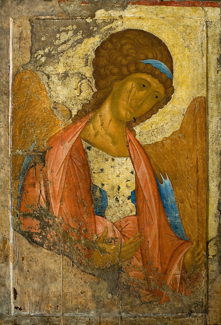 大天使米迦勒 Archangel Michael (1414; Zvenigorod,Russian Federation  )，安德烈·鲁布列夫