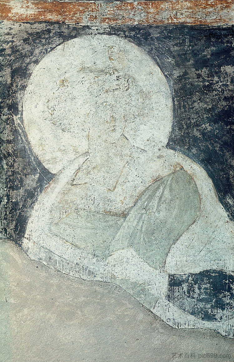 先知但以理 Prophet Daniel (c.1400; Zvenigorod,Russian Federation  )，安德烈·鲁布列夫