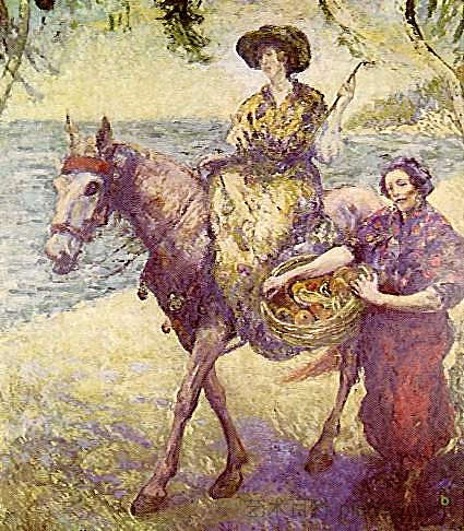 在马库托海滩上 En la playa de Macuto (1904),安德烈斯·代·桑塔·玛丽亚
