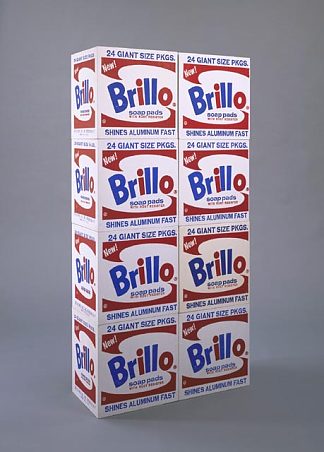 布里洛肥皂垫盒 Brillo Soap Pads Boxes (1964)，安迪·沃霍尔