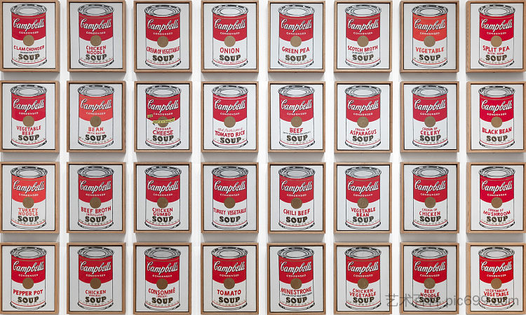 金宝汤罐 Campbell's Soup Cans (1962),安迪·沃霍尔
