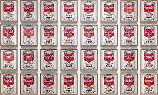 金宝汤罐 Campbell’s Soup Cans (1962)，安迪·沃霍尔