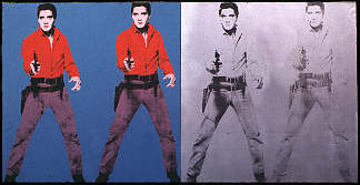 猫王一世和二世 Elvis I & II (1963)，安迪·沃霍尔