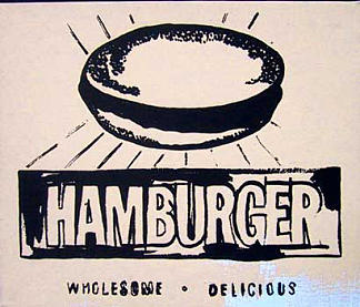 汉堡（浅驼色） Hamburger (beige) (1986)，安迪·沃霍尔