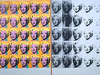 玛丽莲·双联画 Marilyn Diptych (1962)，安迪·沃霍尔