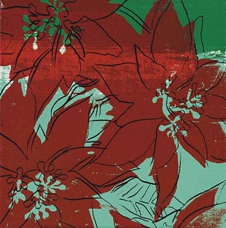 一品红 Poinsettias (1982)，安迪·沃霍尔