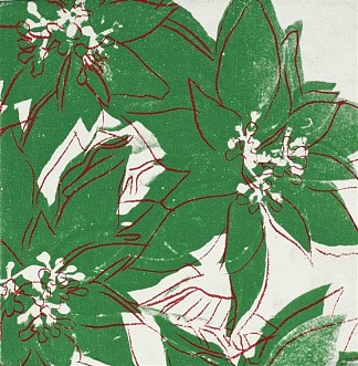 一品红 Poinsettias (1982)，安迪·沃霍尔