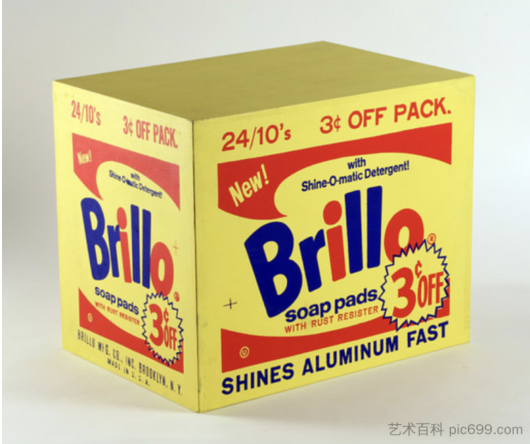 布里洛盒子 （3© 关闭） Brillo Box (3© Off) (1963 - 1964; United States  )，安迪·沃霍尔