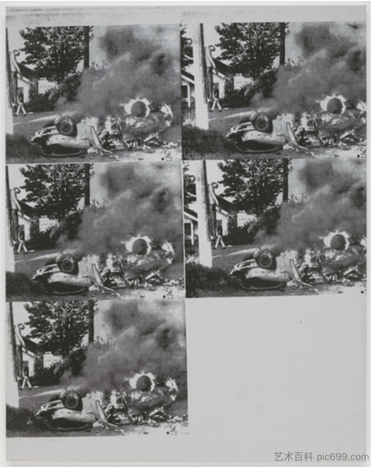 白色燃烧的汽车三 White Burning Car III (1963; United States  )，安迪·沃霍尔