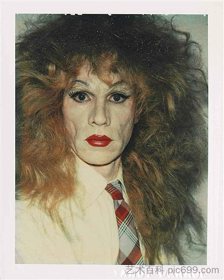 拖拽中的自画像 Self-Portrait in Drag (1982),安迪·沃霍尔