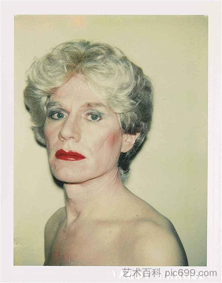 拖拽中的自画像 Self-Portrait in Drag (1982)，安迪·沃霍尔