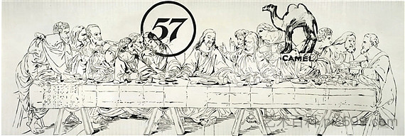 最后的晚餐（骆驼-57） The Last Supper (Camel-57) (1986)，安迪·沃霍尔