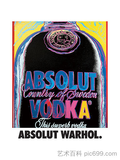 绝对沃霍尔（绝对伏特加） Absolut Warhol (Absolut Vodka) (1986)，安迪·沃霍尔