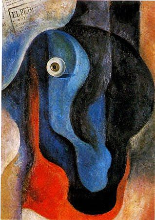 人脸的抽象 Abstraccio d’un rostre (1929)，安杰尔·普拉内尔斯
