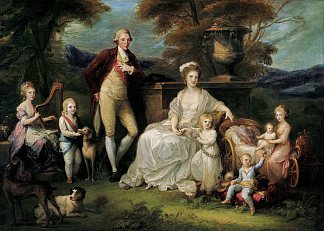 那不勒斯的斐迪南四世和他的家人 Ferdinand IV of Naples and his family (1783)，安吉莉卡·考夫曼