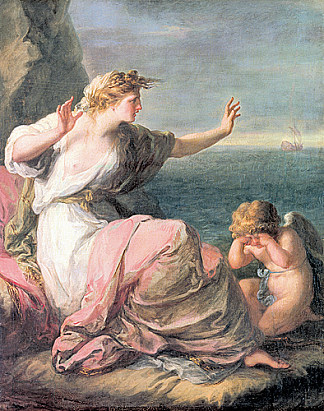 阿里阿德涅留在纳克索斯岛 Ariadne left on the island of Naxos，安吉莉卡·考夫曼