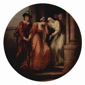 阿伯拉尔和赫洛伊斯的告别 Farewell of Abelard and Héloise (1780)，安吉莉卡·考夫曼